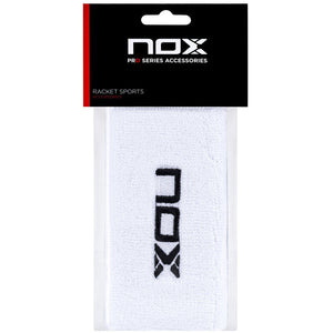 NOX - Long Sport Wristbands White/Black