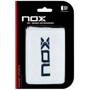 NOX - Sport Wristbands White/Navy blue