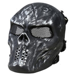Load image into Gallery viewer, KombatUK - Skull mesh mask | Gunmetal
