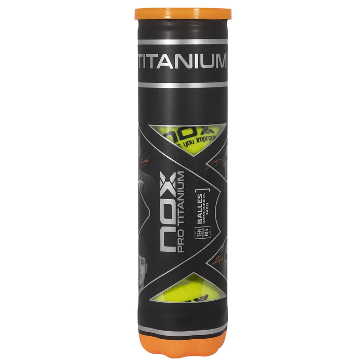 NOX - Pro Titanium | 4 Padel balls can
