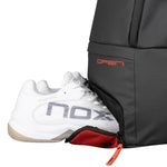 Load image into Gallery viewer, NOX - LUXURY SERIES | Open Black/Red Backpack
