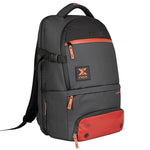 Load image into Gallery viewer, NOX - LUXURY SERIES | Open Black/Red Backpack
