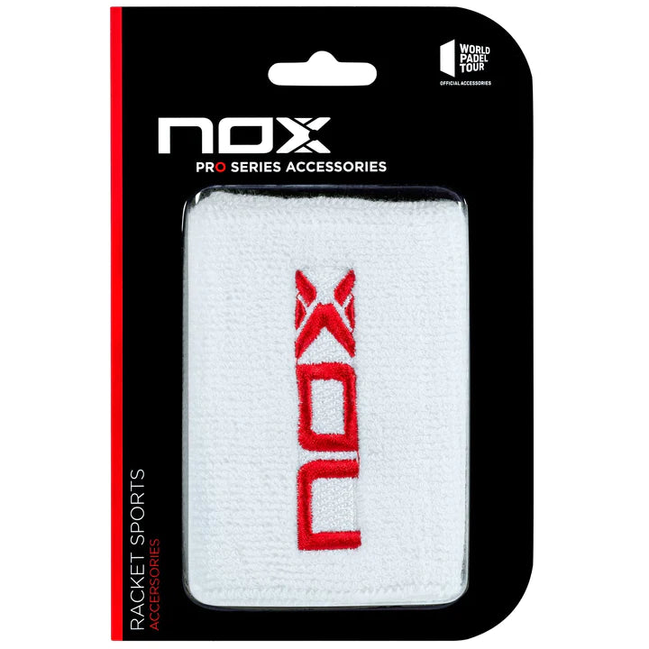 NOX - Sport Wristbands White/Red