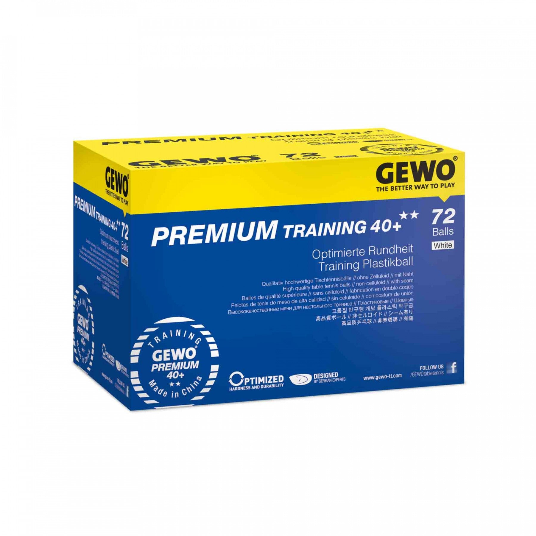 GEWO - Premium 40+ 72kom